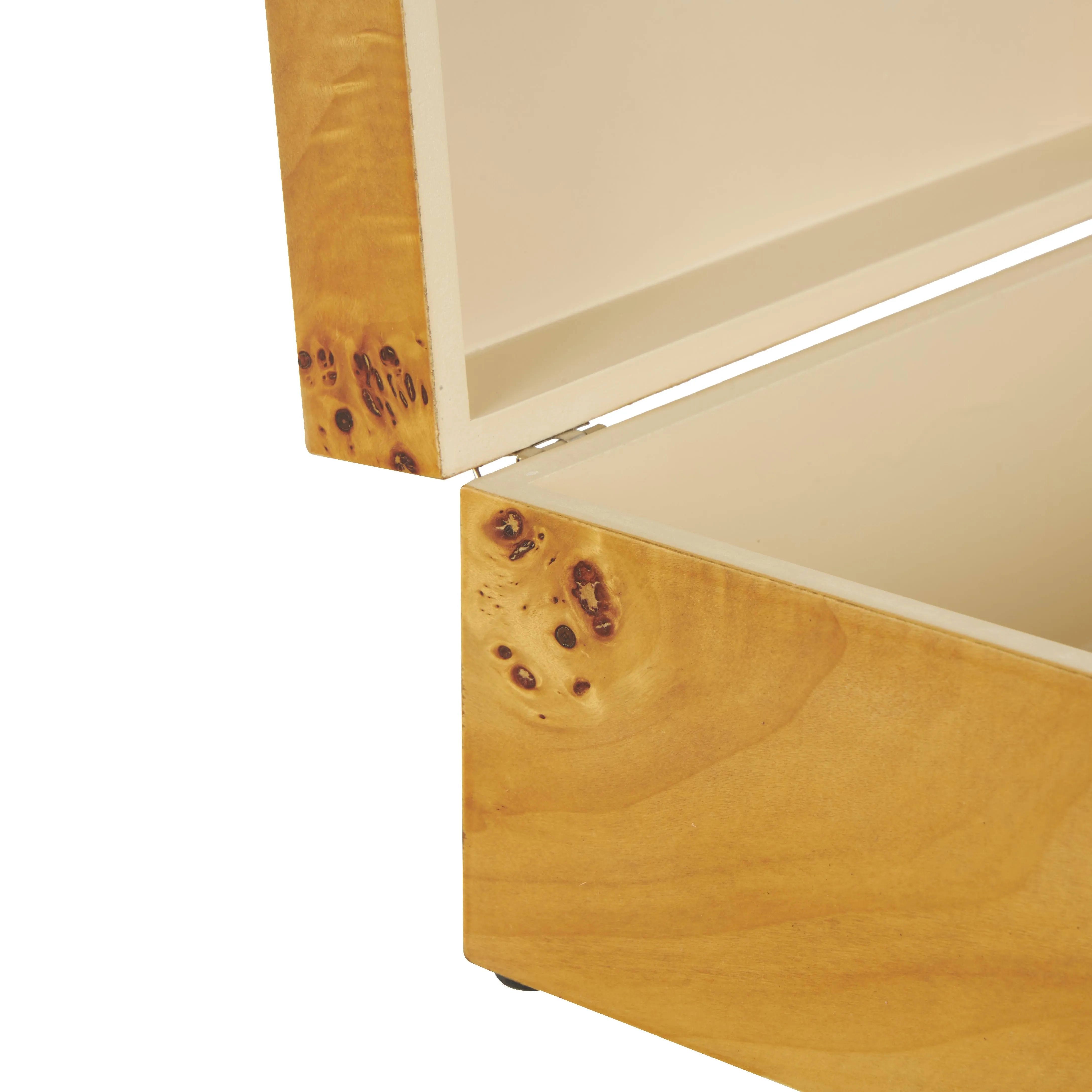 BURLED WOOD BOXES