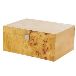 BURLED WOOD BOXES