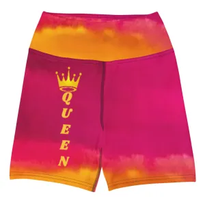 Burst of Pink Yoga Shorts