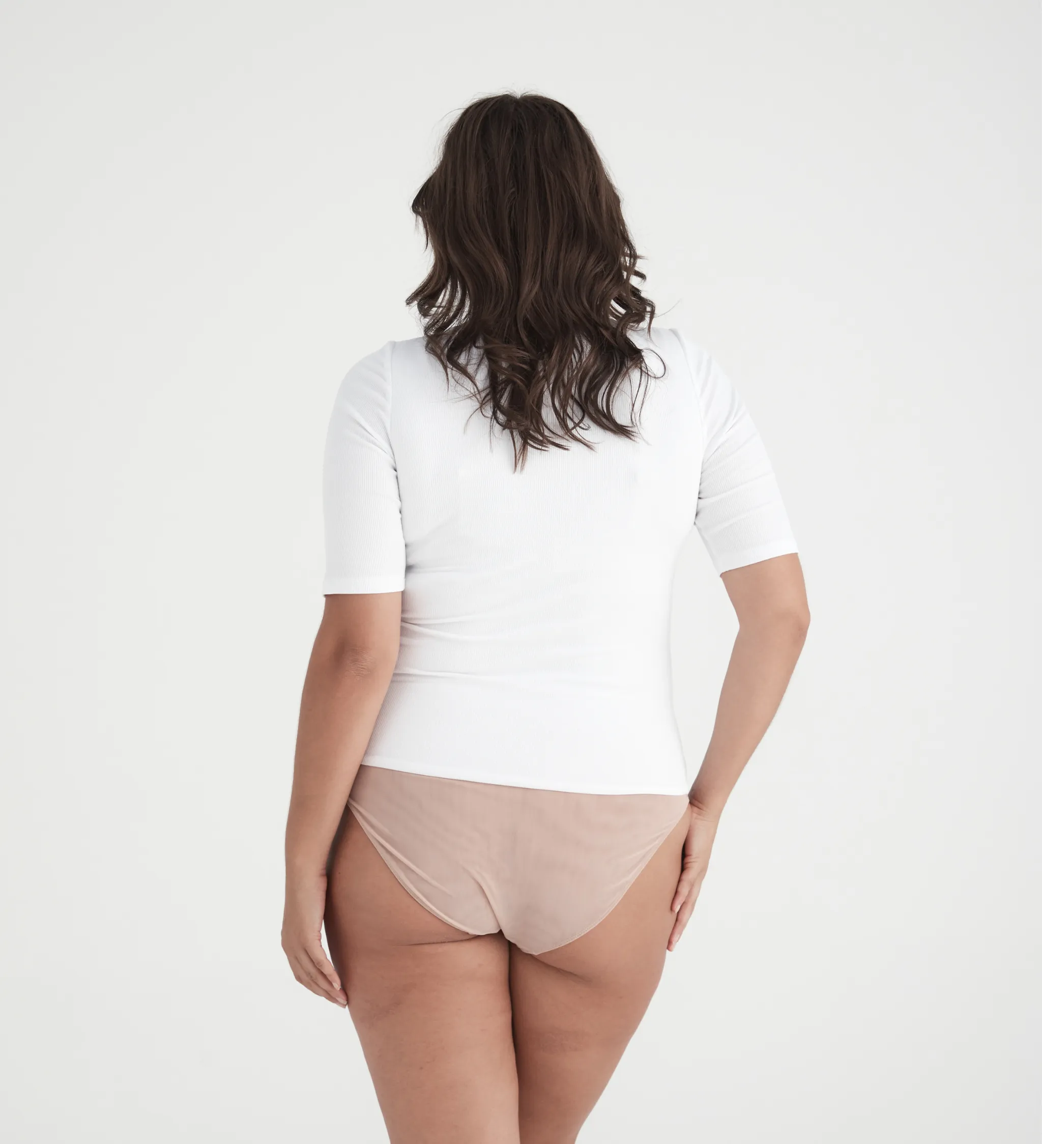 Busty Basics - Boat Neck Half Sleeve