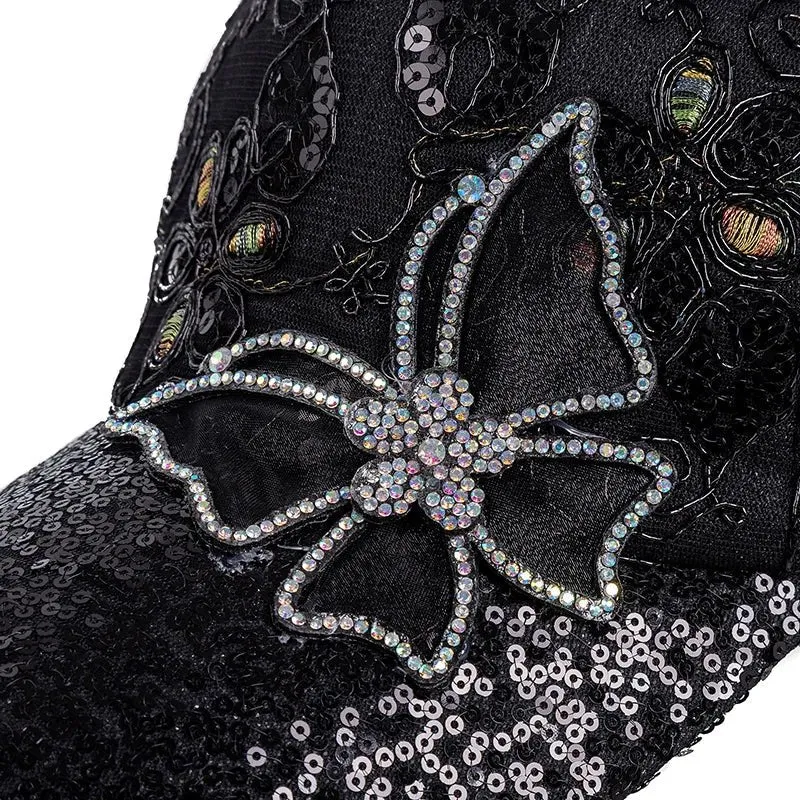 Butterfly Flower Pendant Baseball Cap