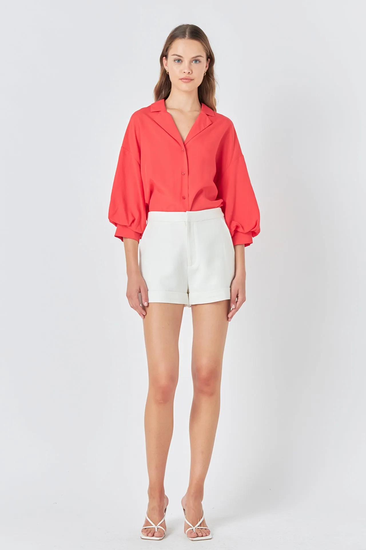 Button-Up Collared Shirt
