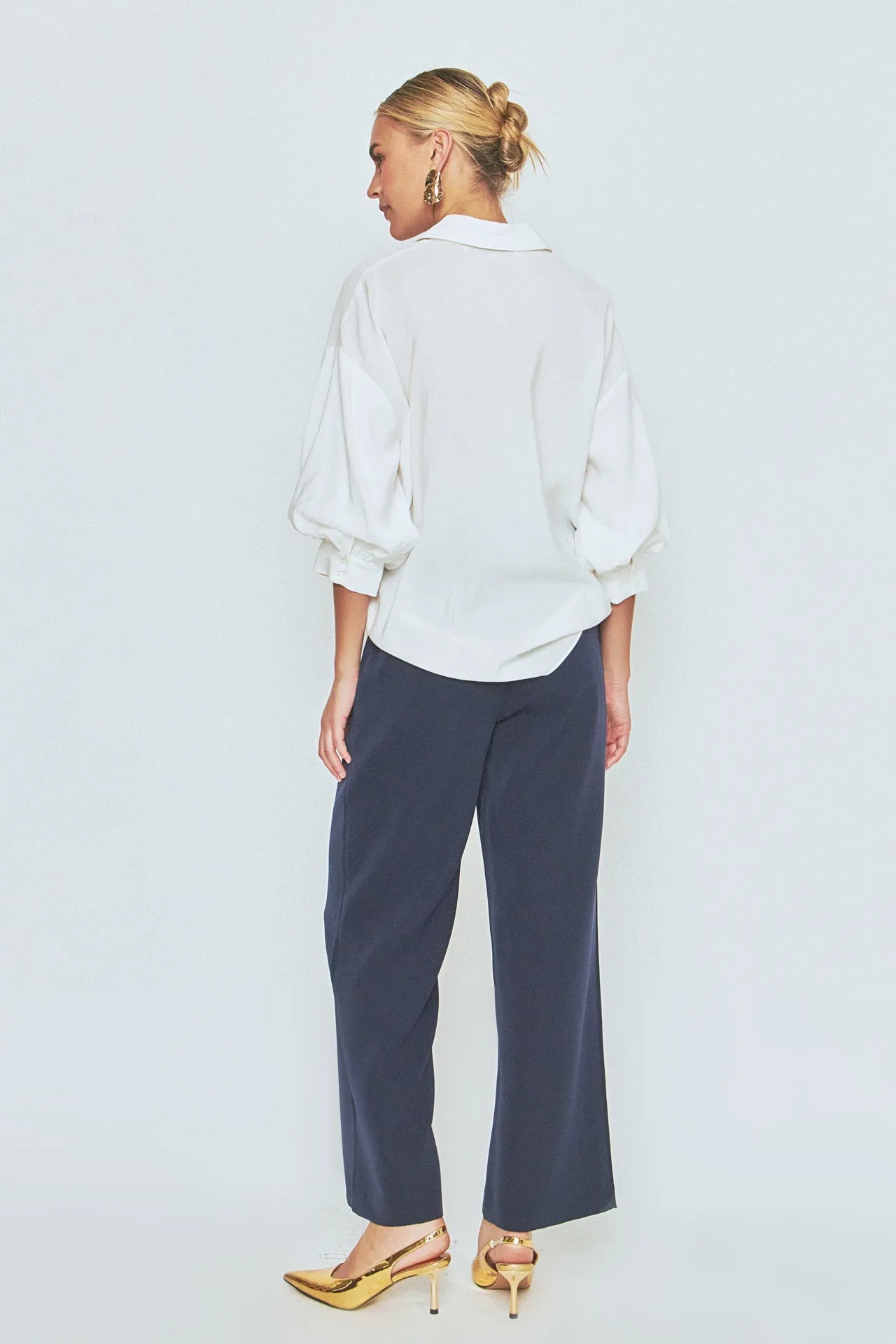 Button-Up Collared Shirt