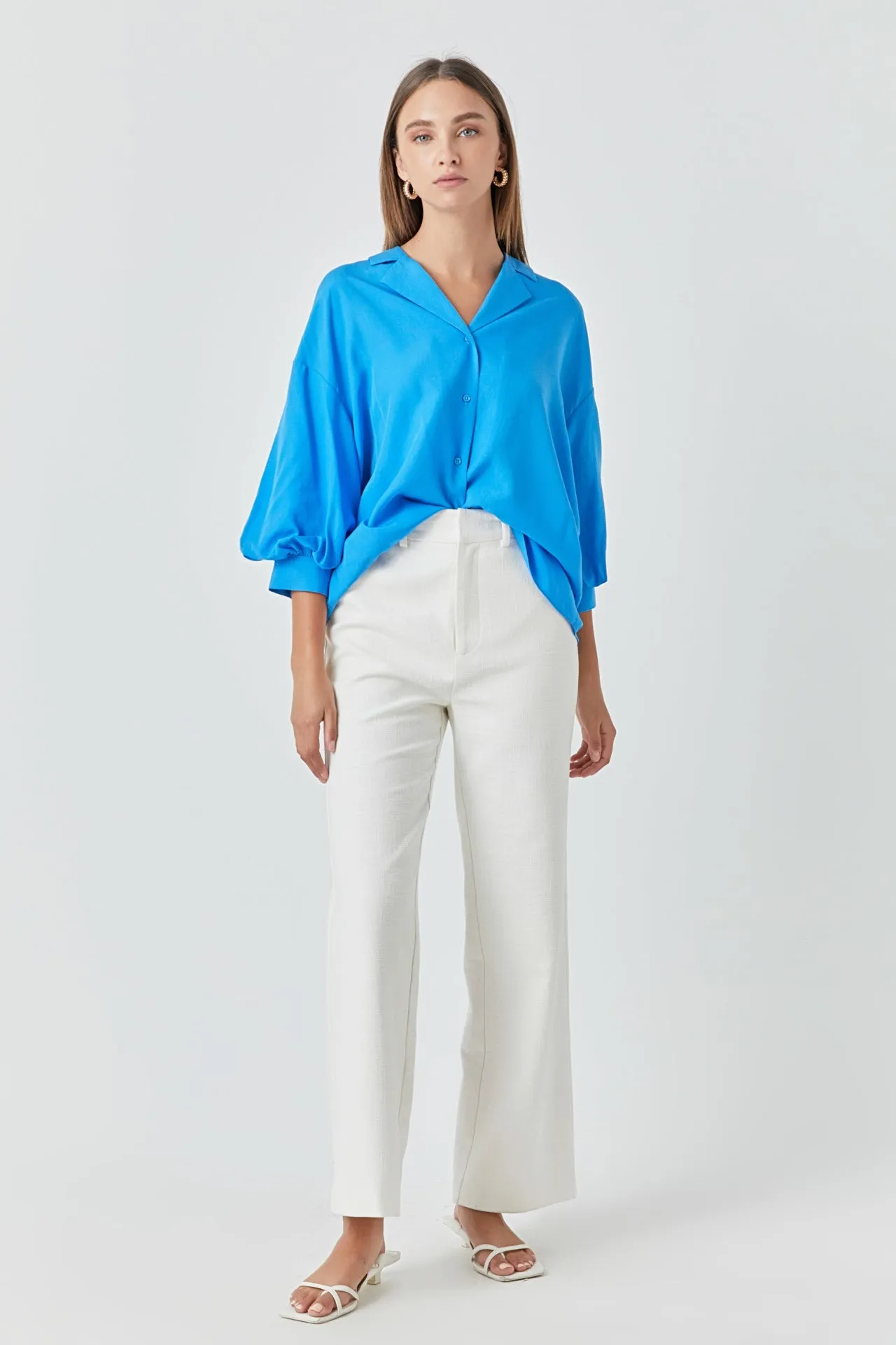 Button-Up Collared Shirt