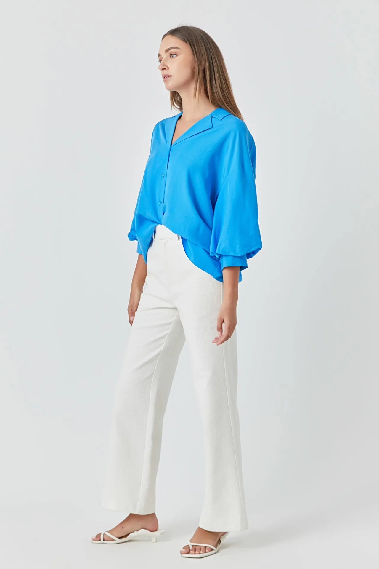 Button-Up Collared Shirt