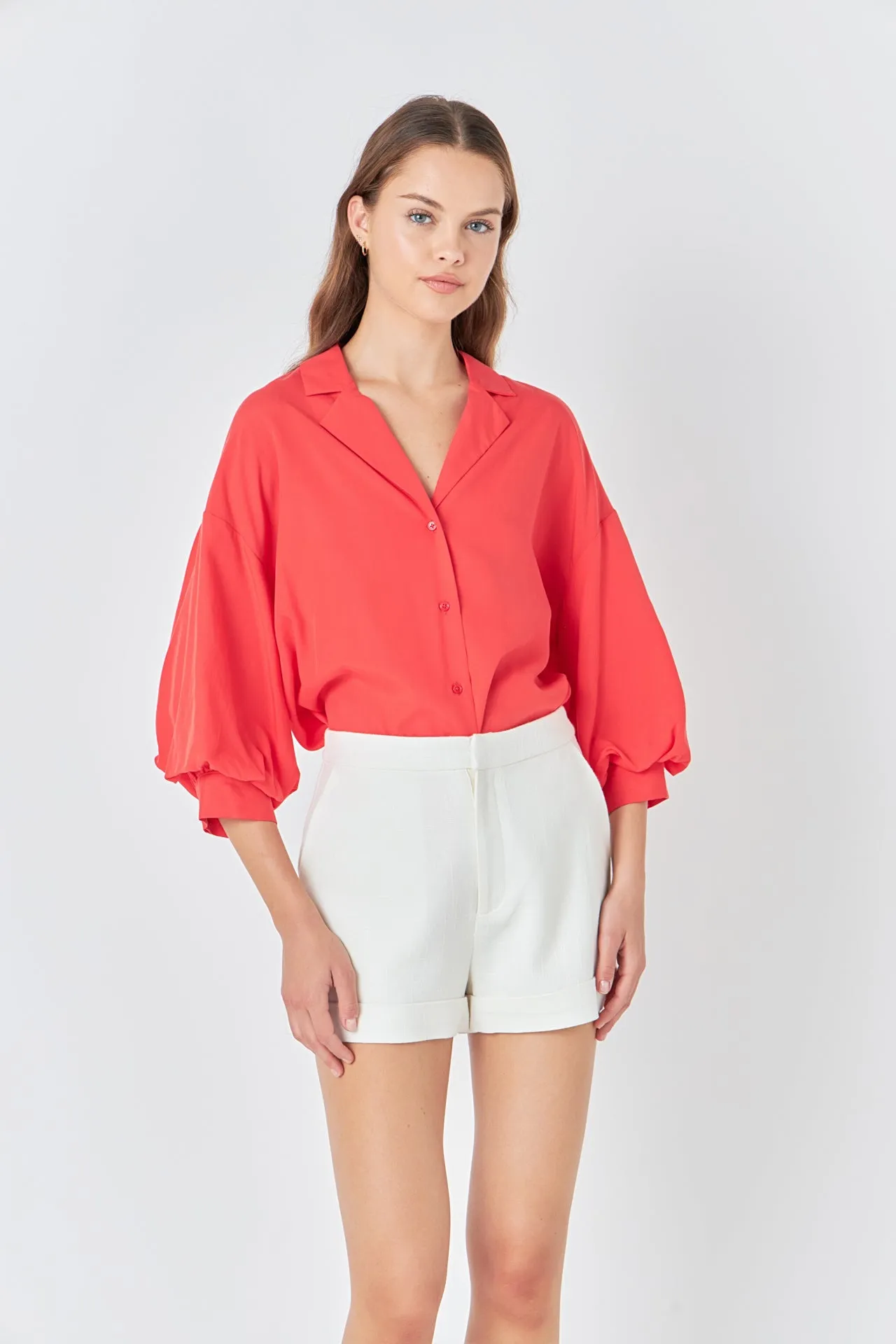 Button-Up Collared Shirt