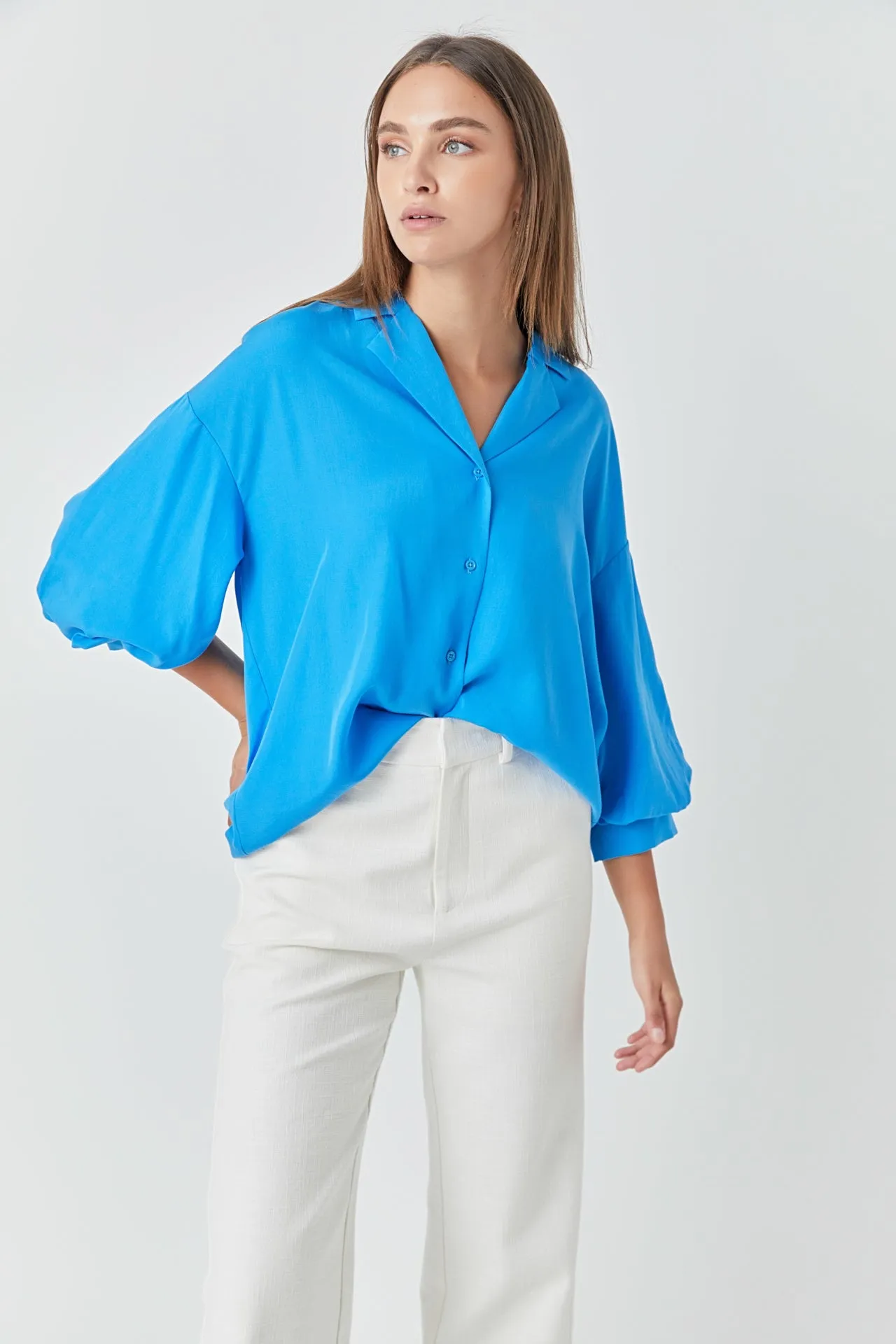 Button-Up Collared Shirt