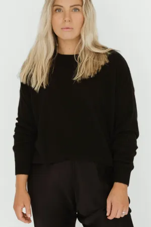 Cashmere Crewneck - Black