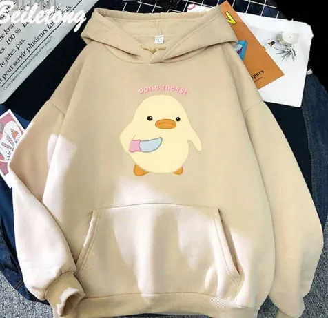 Casual Cartoon Loose Sweater for Women