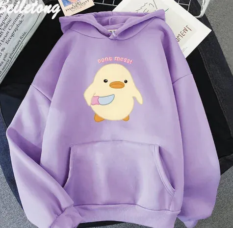 Casual Cartoon Loose Sweater for Women