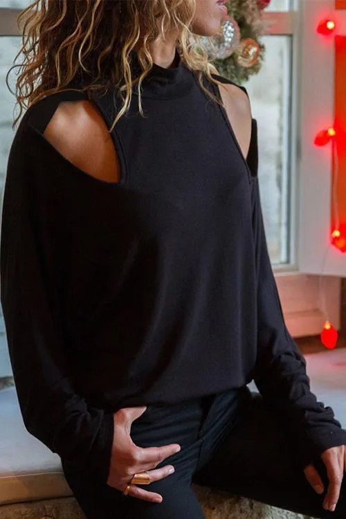Casual Hollowed-out T-shirt