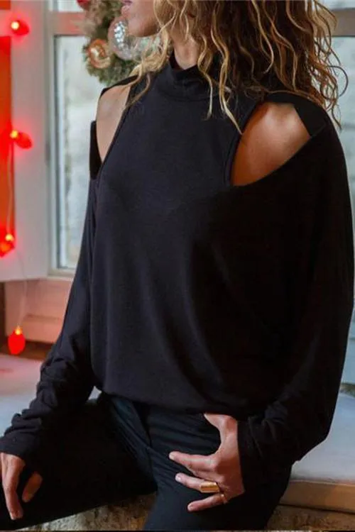Casual Hollowed-out T-shirt