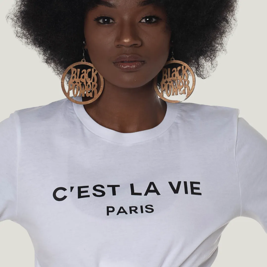 C'EST LA VIE ("SUCH IS LIFE") GRAPHIC TEE