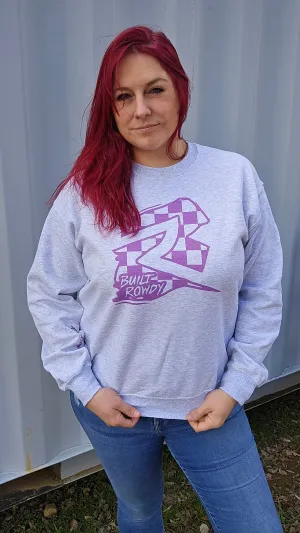 Checker Logo Sweatshirt - Pink (Crewneck/Hoodie)