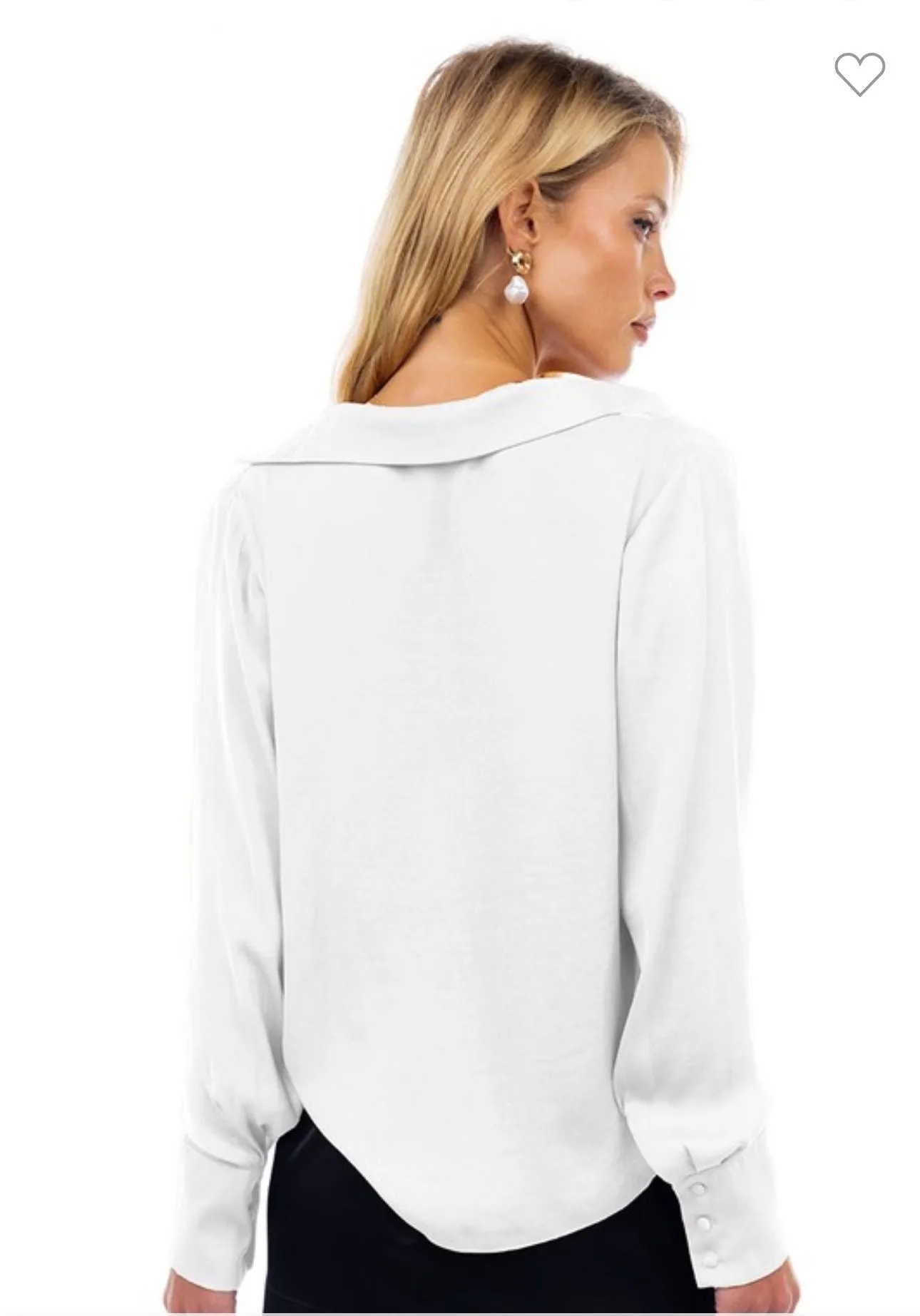 Cheril Draped Cowl Neck Blouse