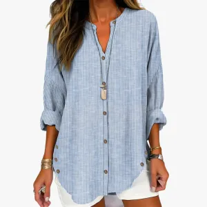 Chic Button-Down Casual Top