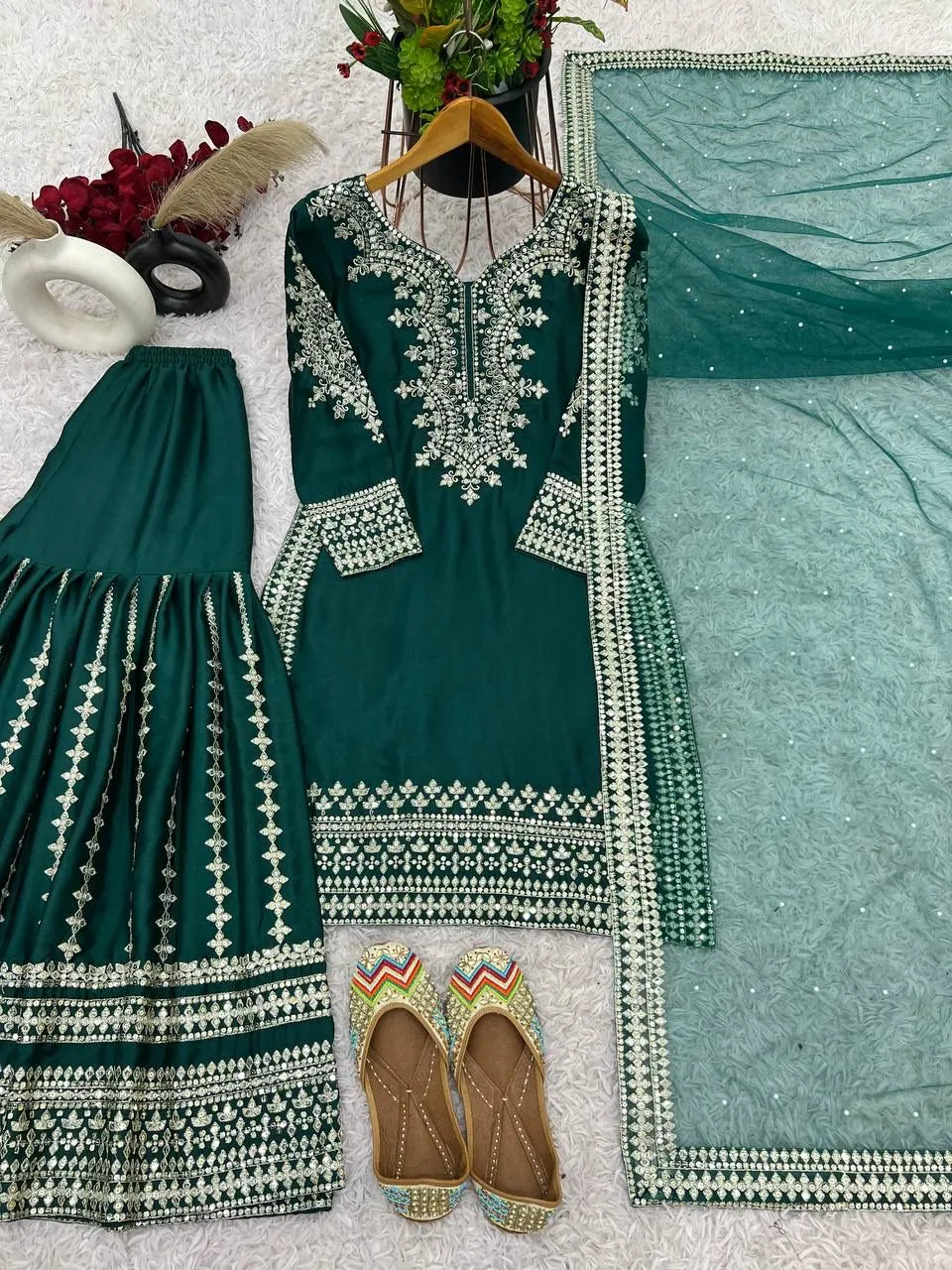 Chic Fusion Designer Ready-Made Tops, Palazzos & Dupattas