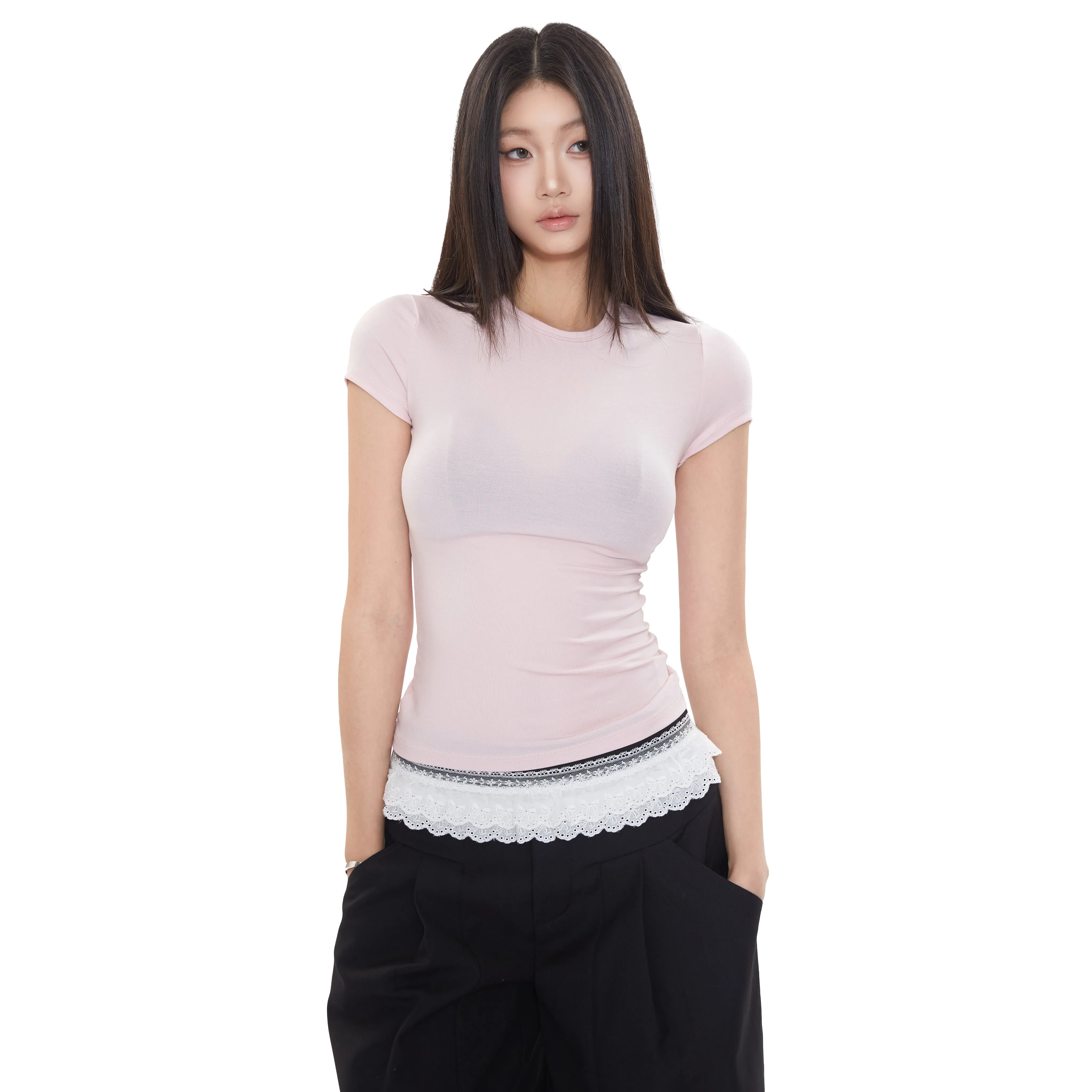 chic hollow-out tops