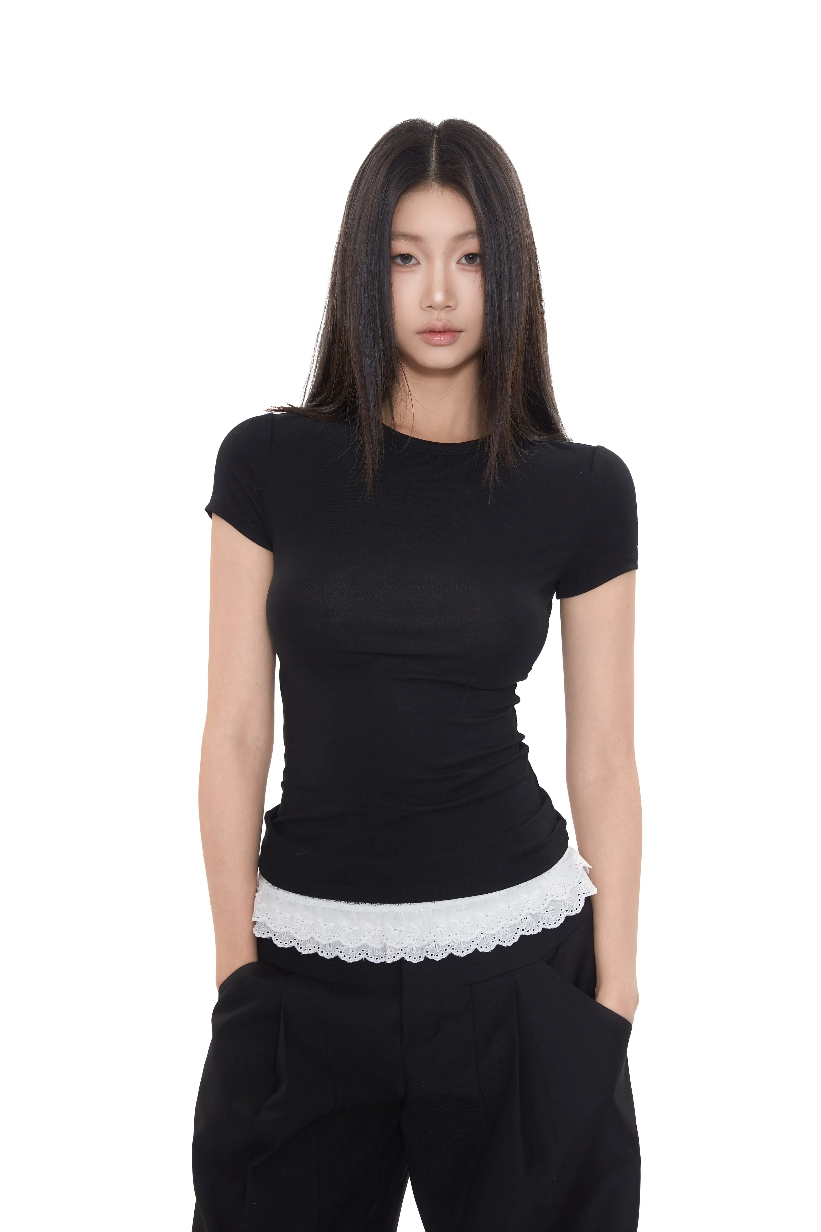 chic hollow-out tops