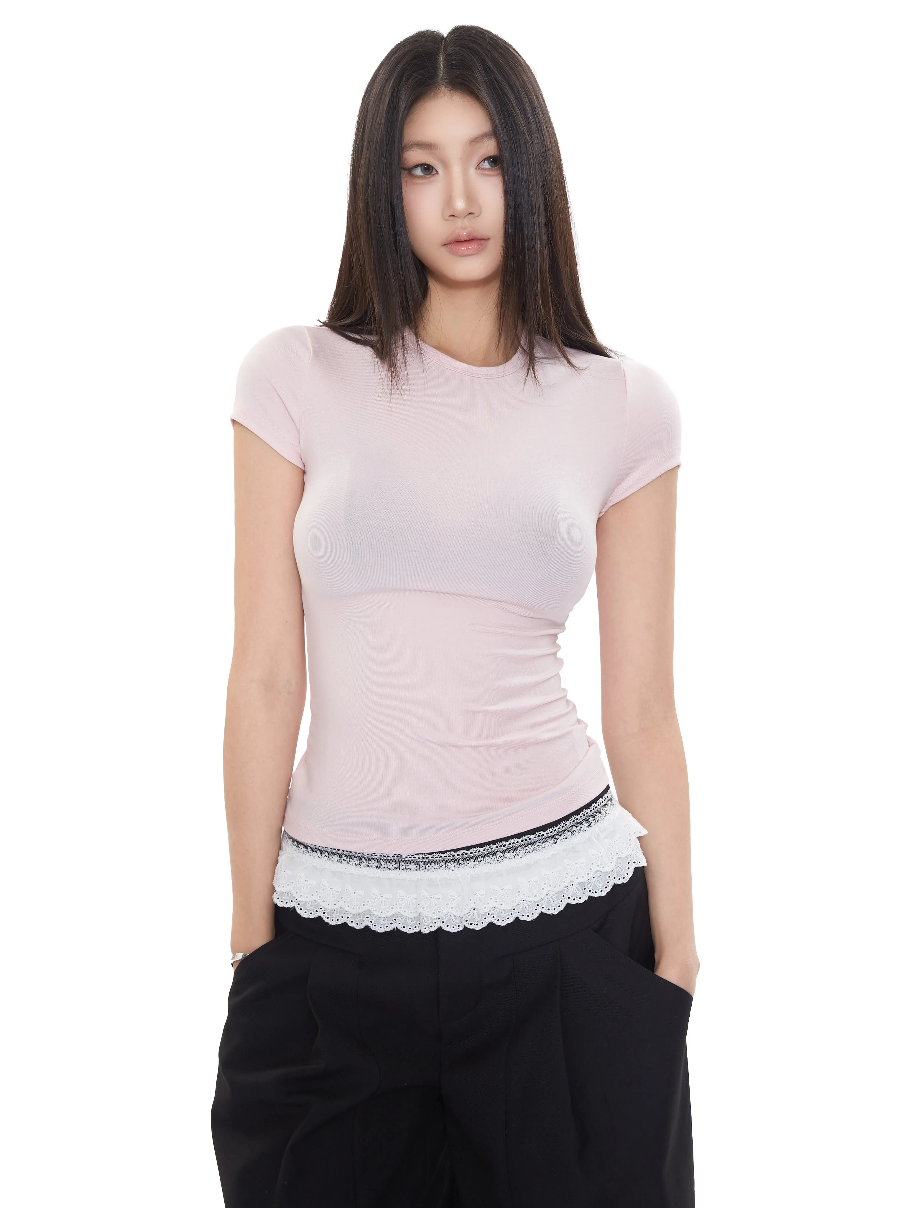chic hollow-out tops
