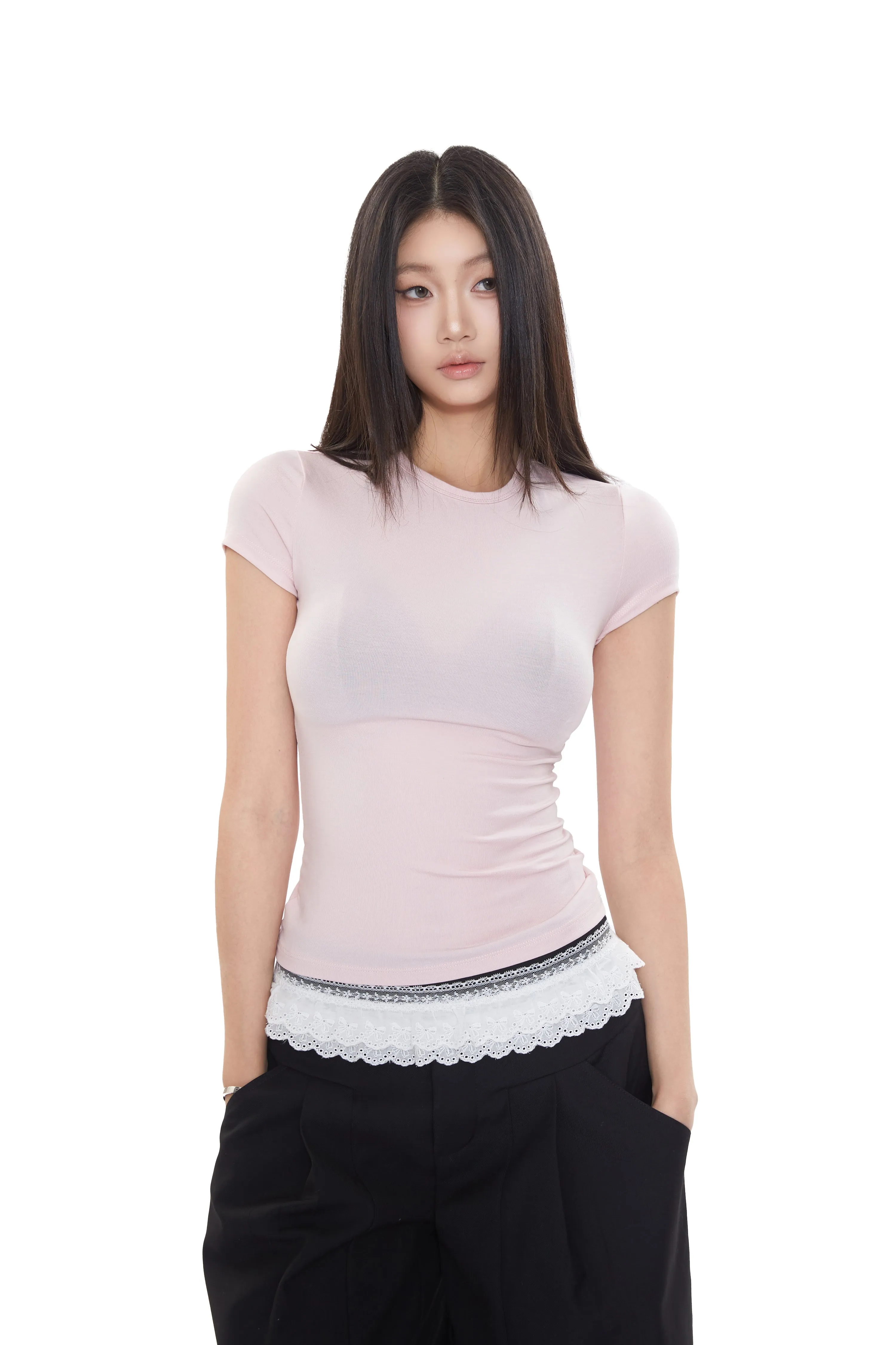 chic hollow-out tops