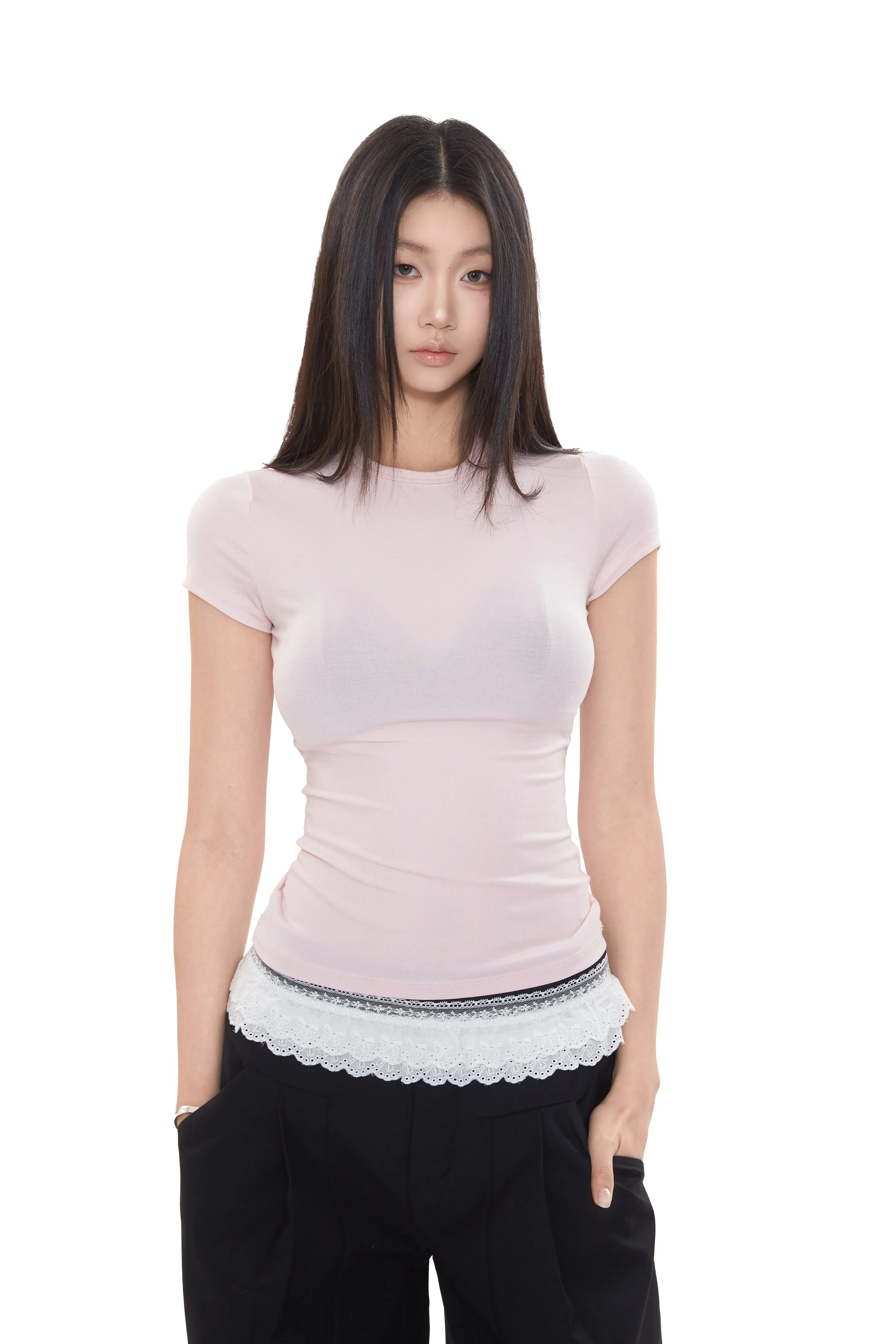 chic hollow-out tops