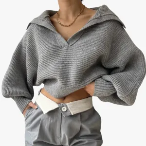 Chic Oversized Knit Top