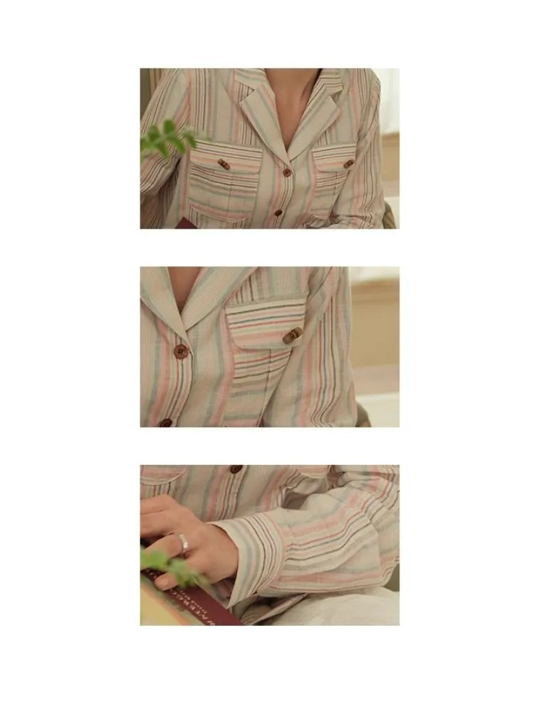 Chic Suit Collar Loose Shirt