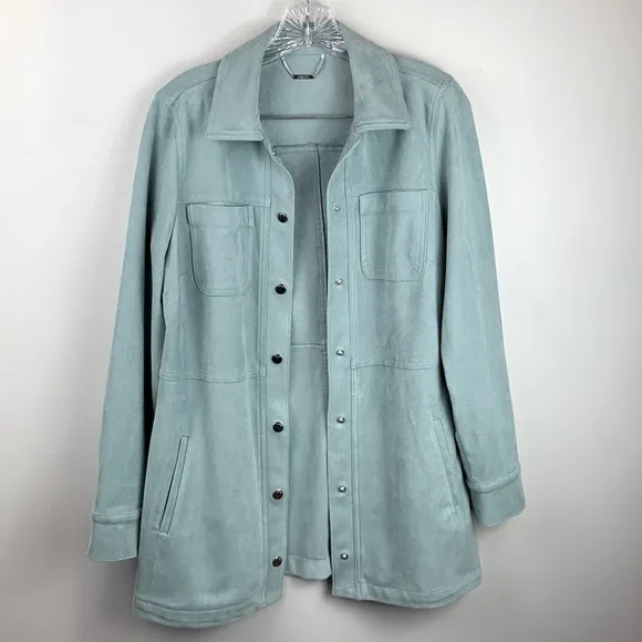 Chico’s Faux Suede Shacket NEW!