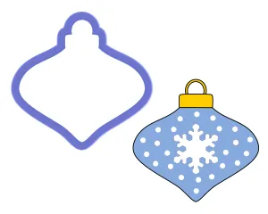 Christmas Bulb #4 Cookie Cutter