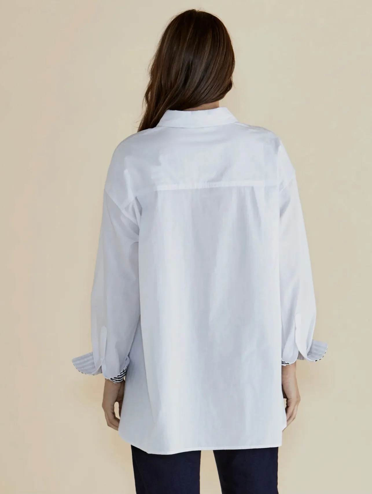 Claire Classic Shirt - White