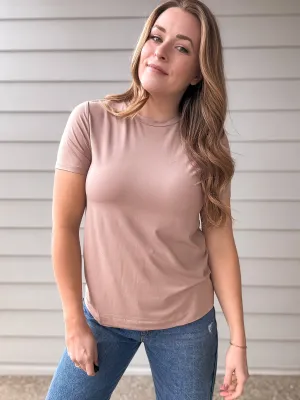 Classic Bamboo Tee in Nude
