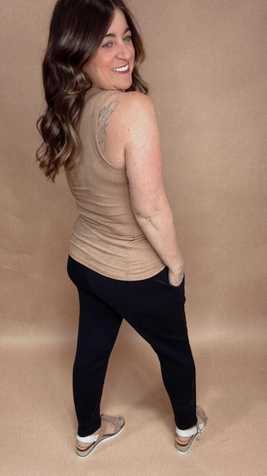Classic Core Tank in Mocha
