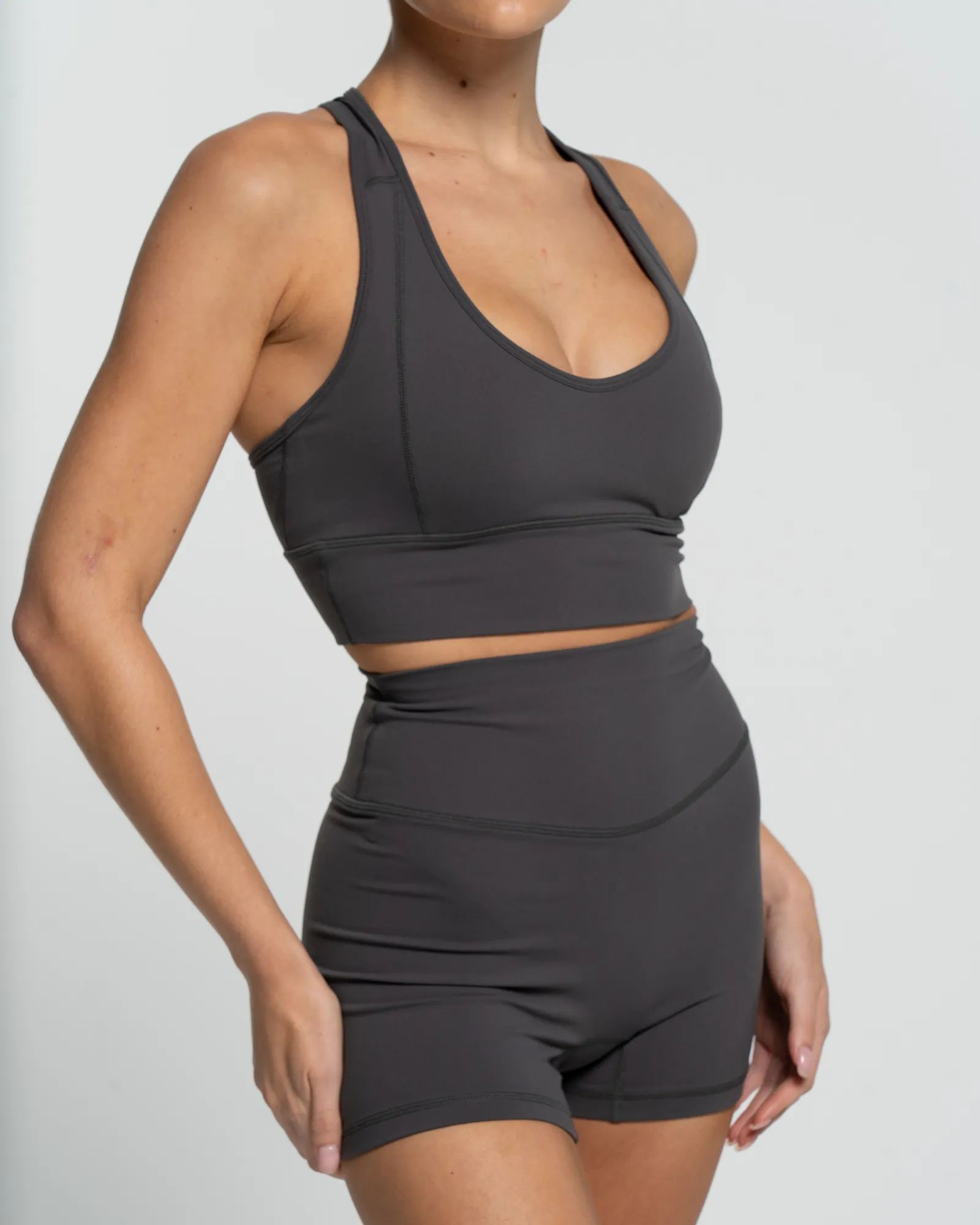 Classic Crop - Charcoal