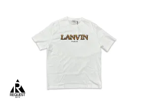 Classic Curb Embroidered Tee "White"