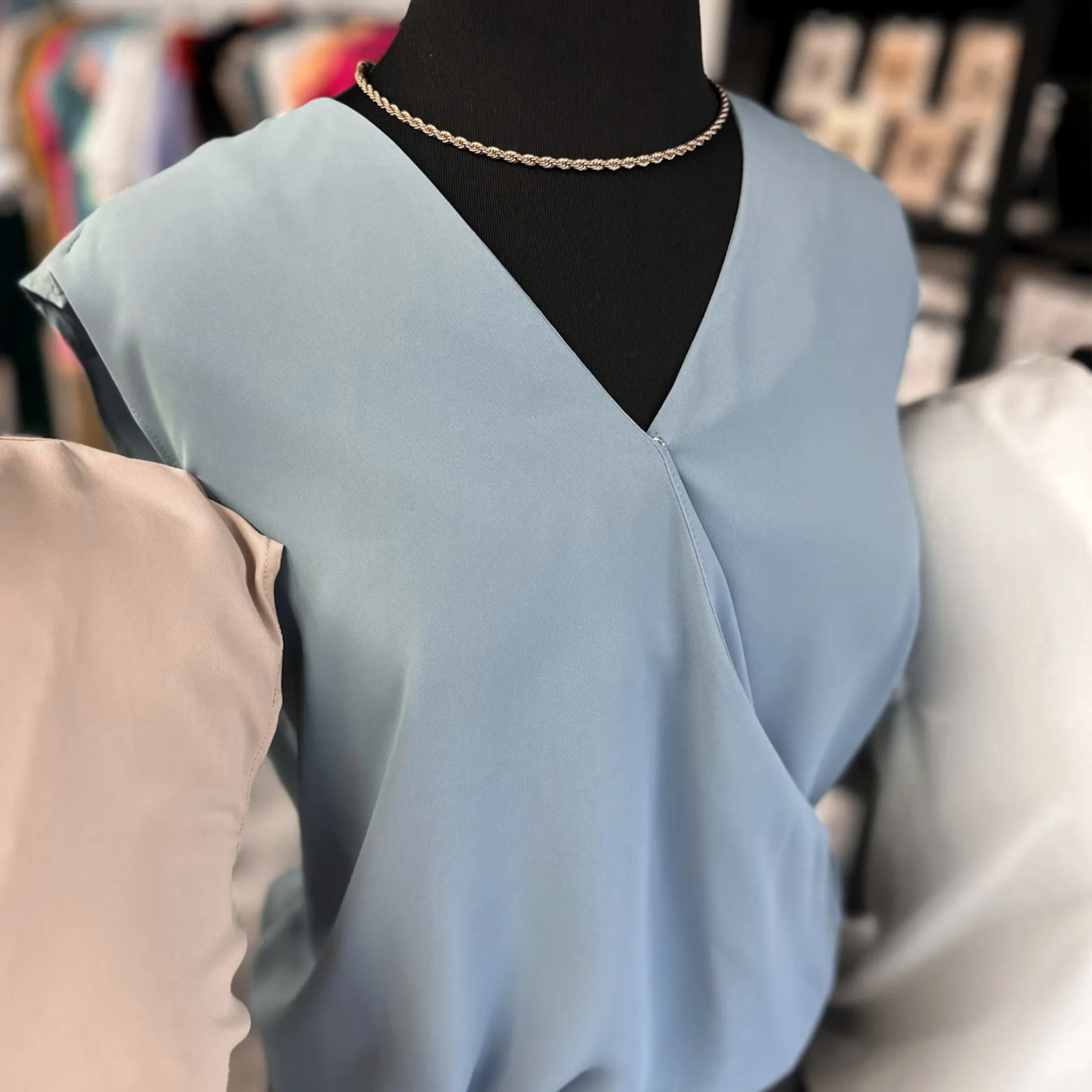 Classic Cutie Blue Blouse