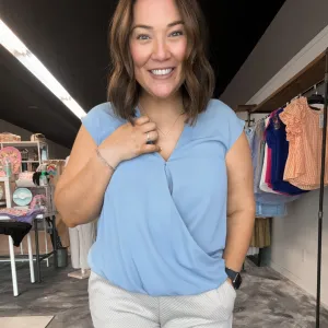 Classic Cutie Blue Blouse