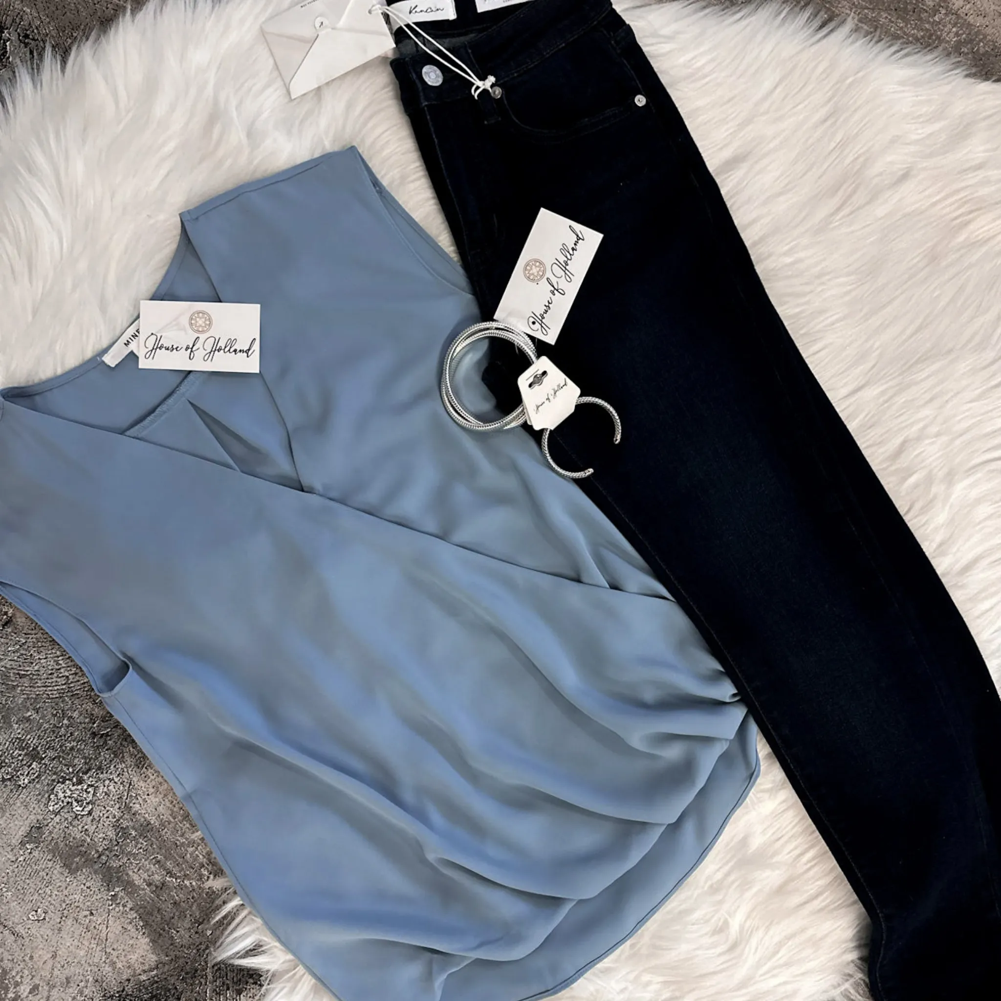 Classic Cutie Blue Blouse