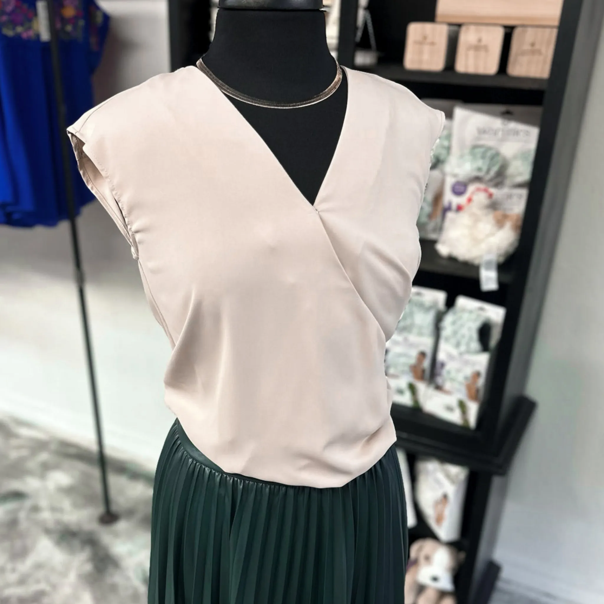 Classic Cutie Khaki Blouse