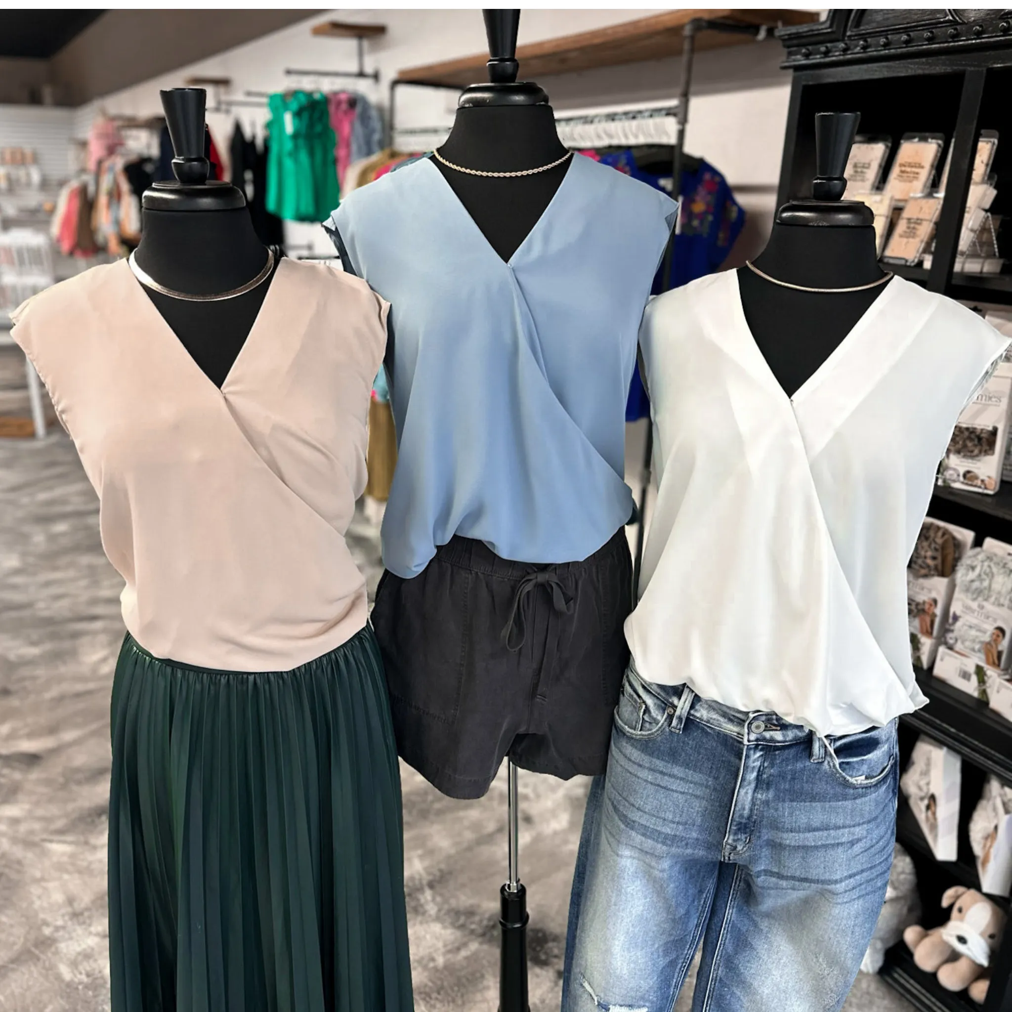 Classic Cutie Khaki Blouse