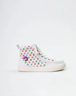 Classic High Top (Kids) - Rainbow Polka