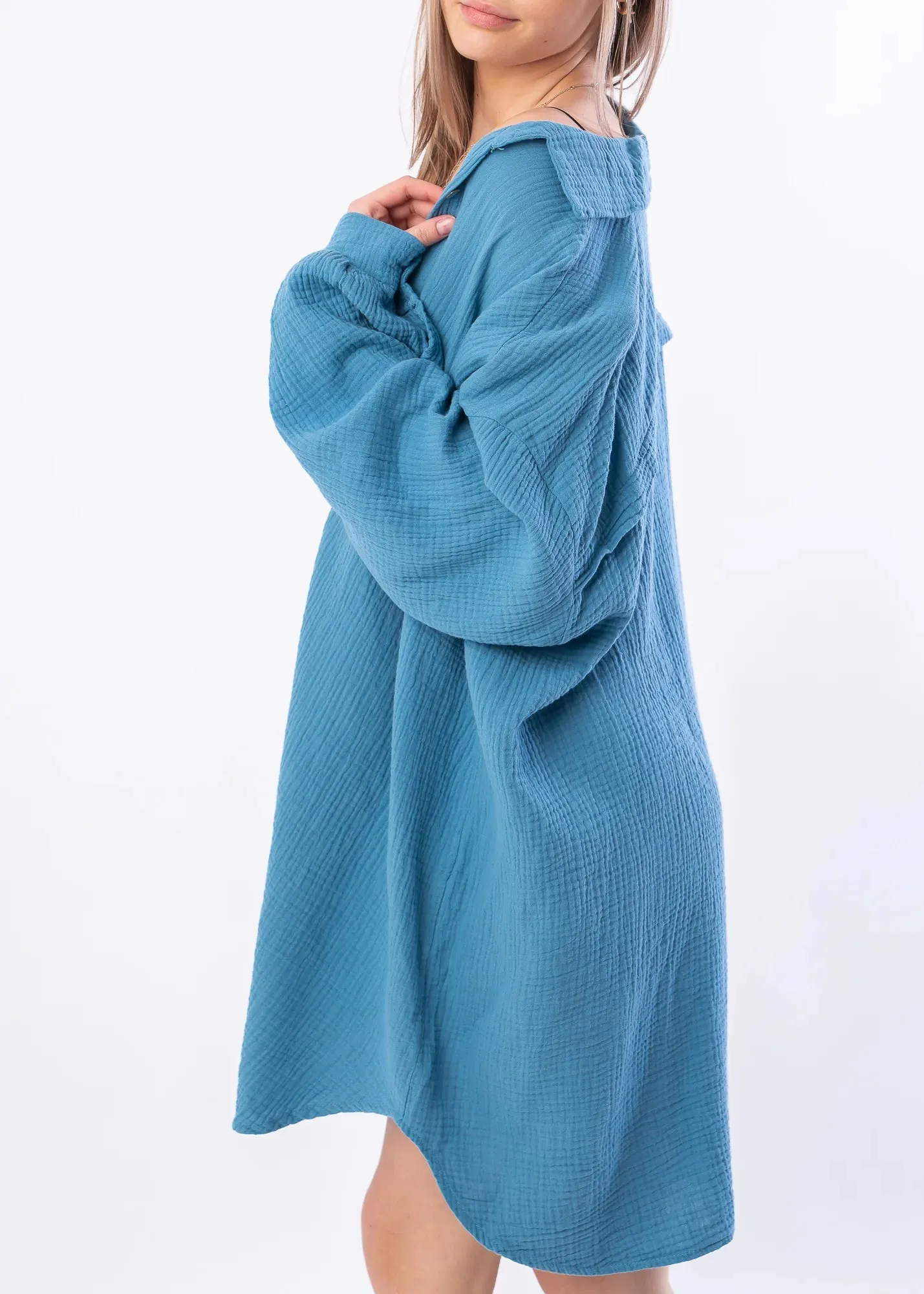 Classic Musselin Shirt Long