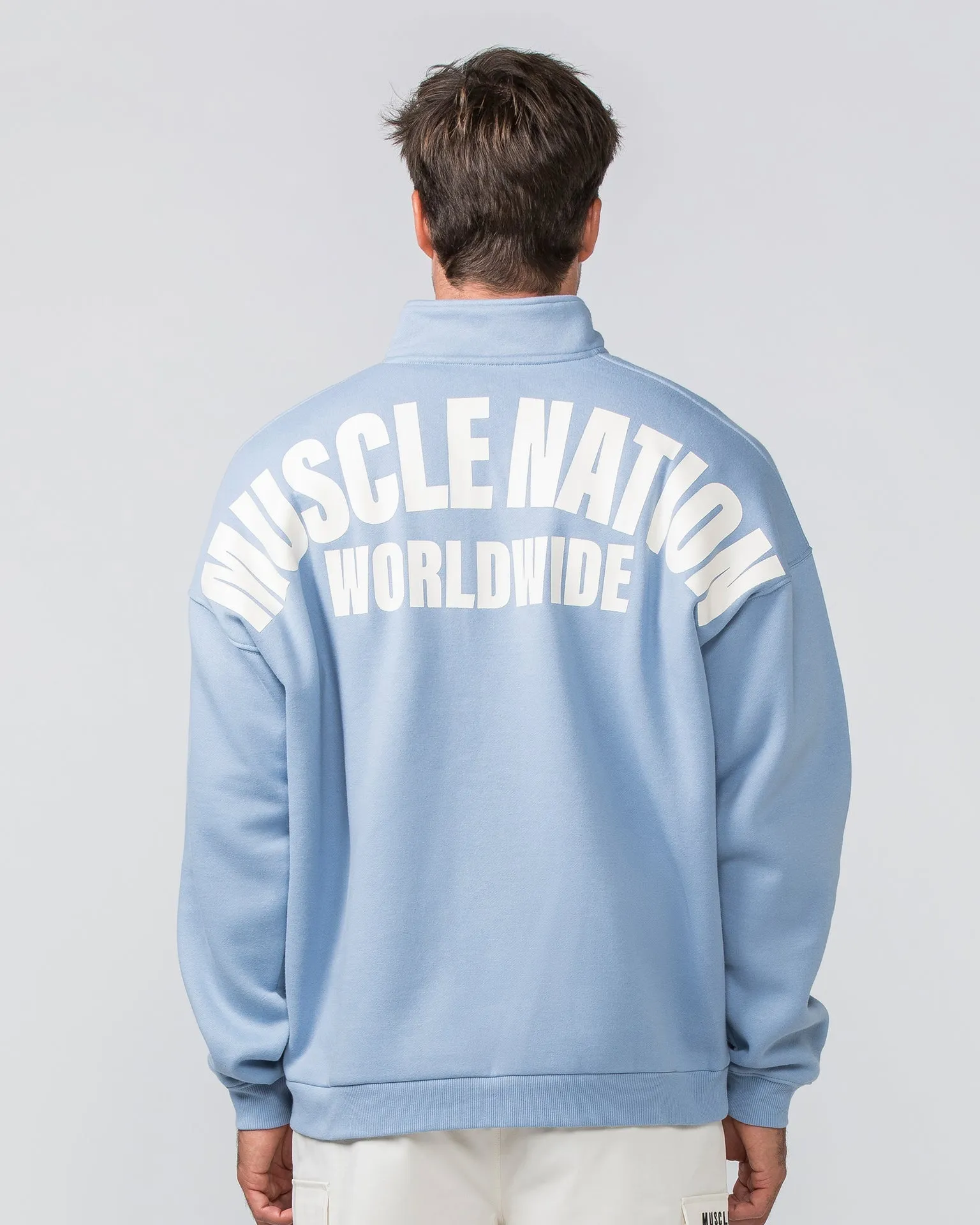 Classic Quarter Zip - Sky Blue