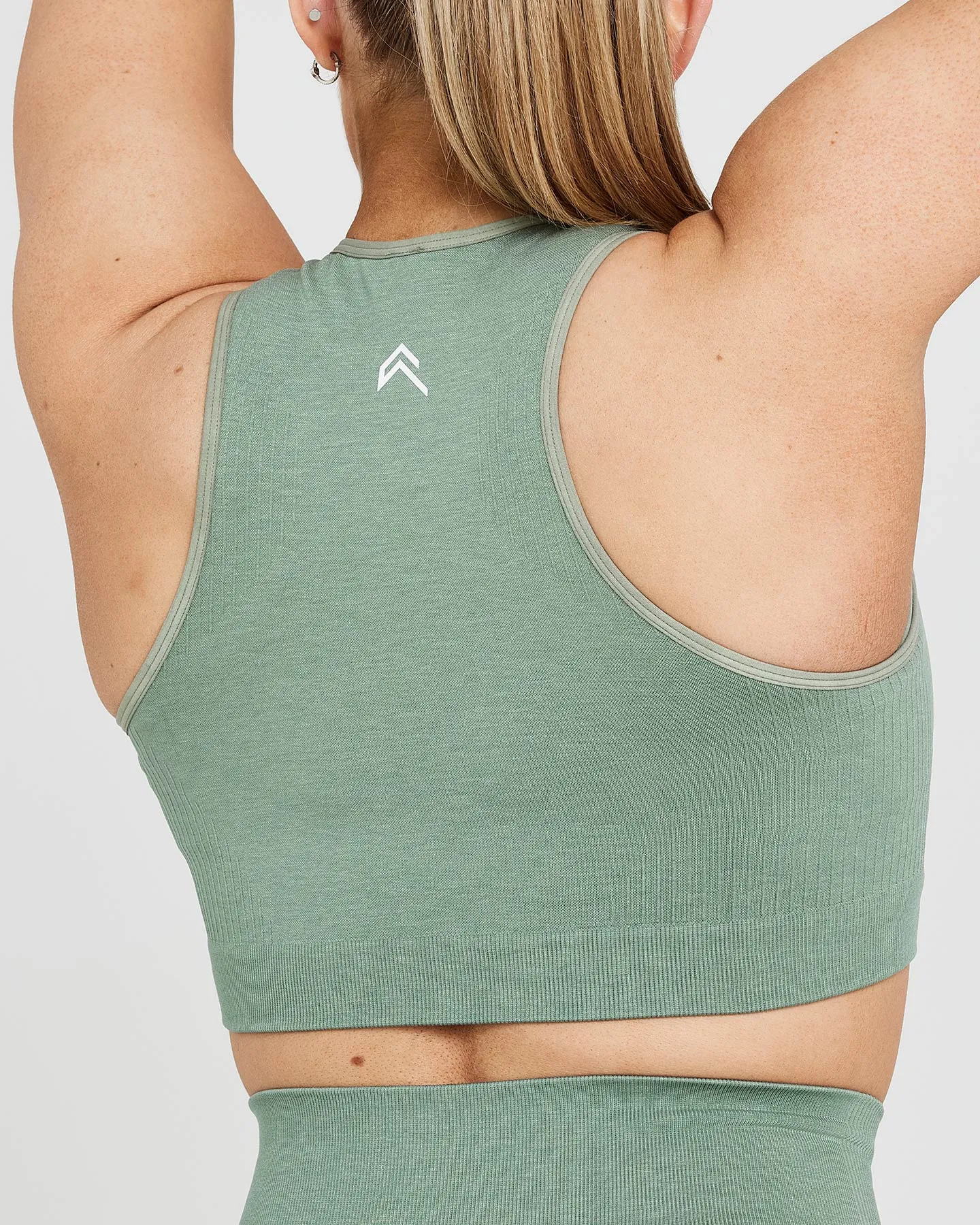 Classic Seamless 2.0 Crop Top | Sage Marl