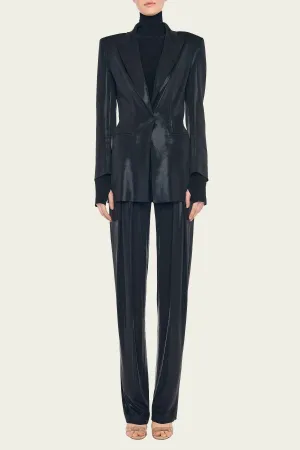 Classic Single Breasted Jacket in Black