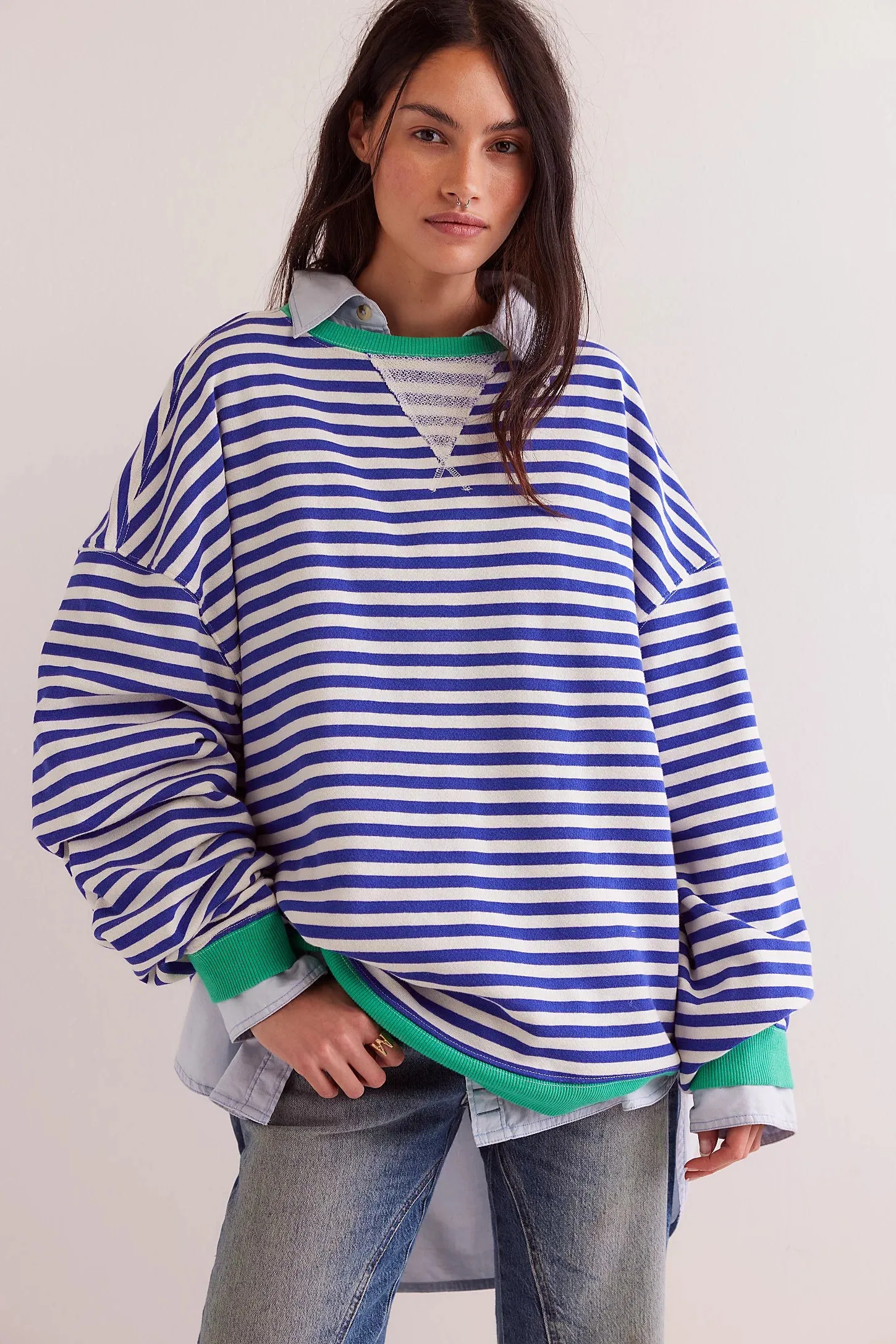 Classic Striped Crew