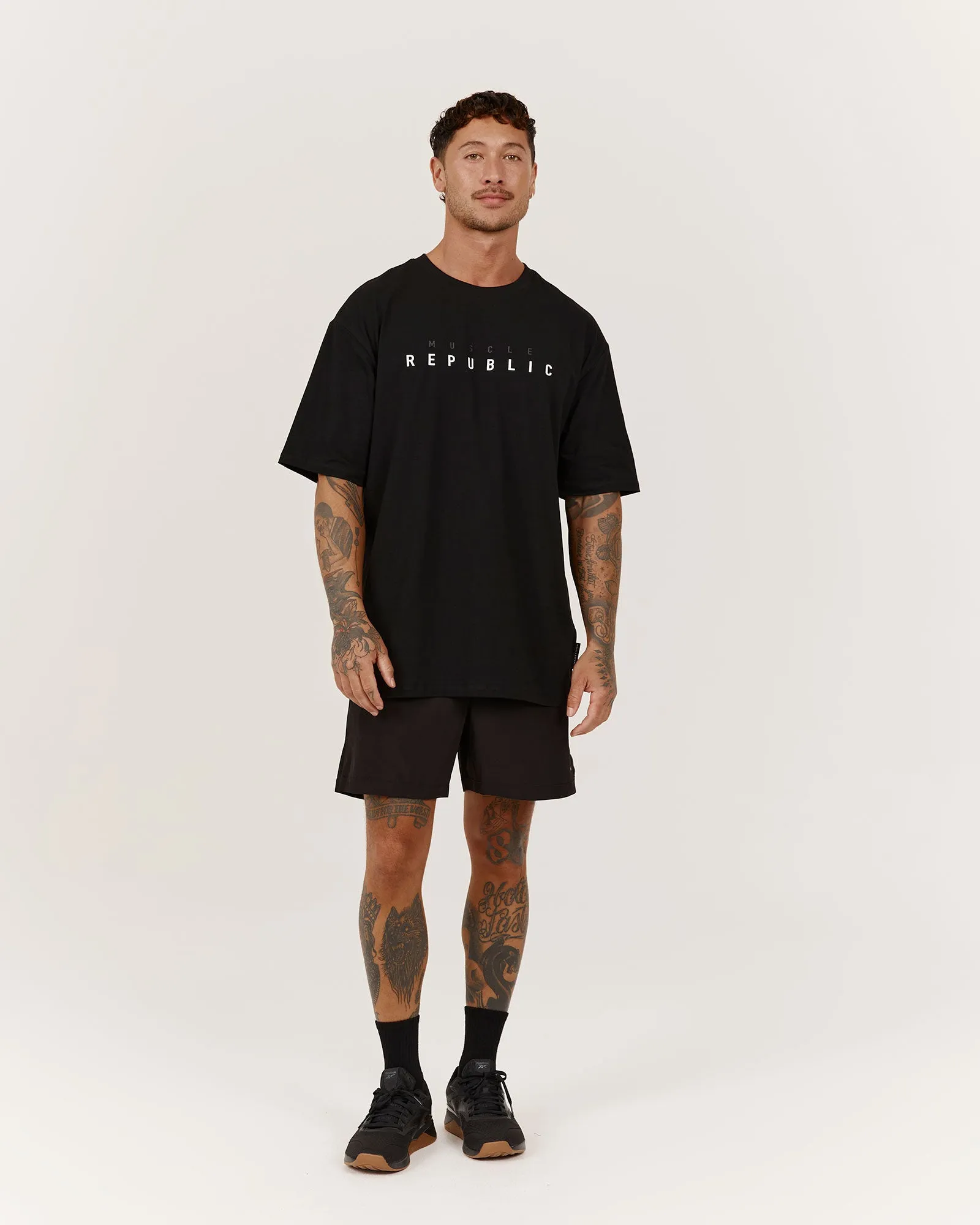 CLASSIC TONAL TEE V2 - BLACK