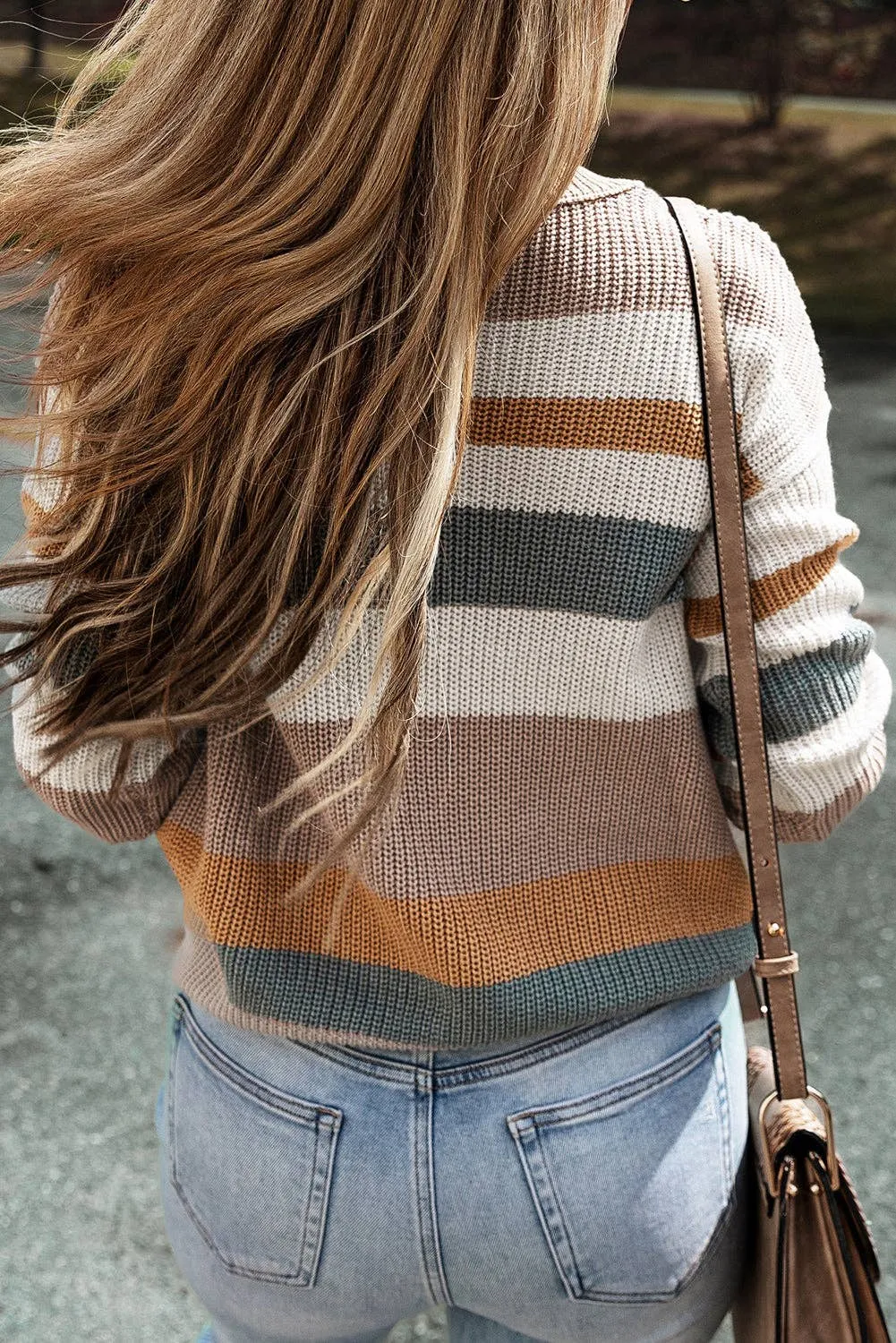 Colorblock Stripe Sweater