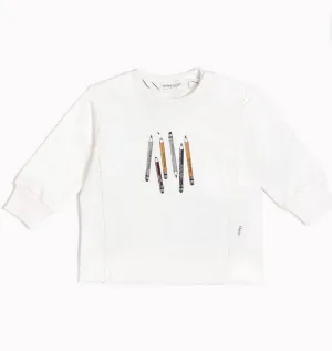 Colored Pencils Crew Neck Sweatshirt