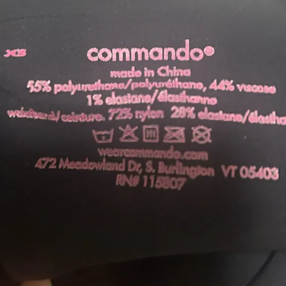 Commando Faux Leather Biker Shorts | Size XS | Black